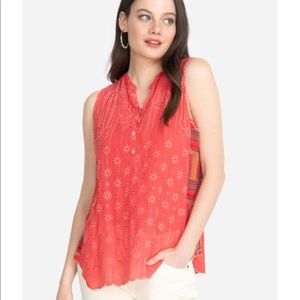 Passion fruit colored tank top